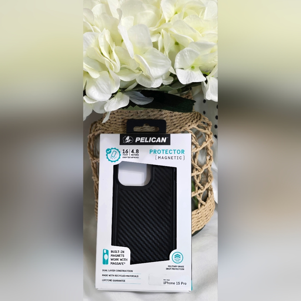 Pelican | Protector Series | iPhone 15 PRO Case | Protector Carbon | NIB